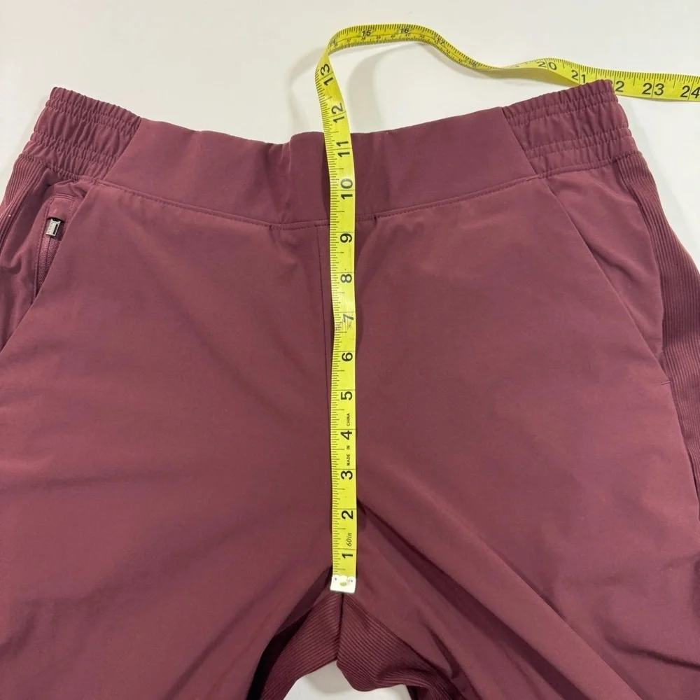 Athleta Brooklyn Jogger Pants Lined Maroon Size 12